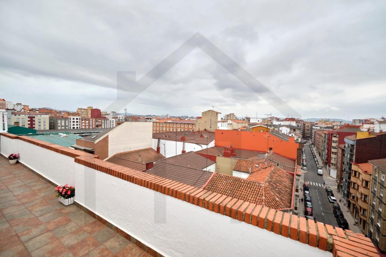 Bed and Breakfast Espectacular Atico A Un Paso Del Centro De Gijón Zewnętrze zdjęcie